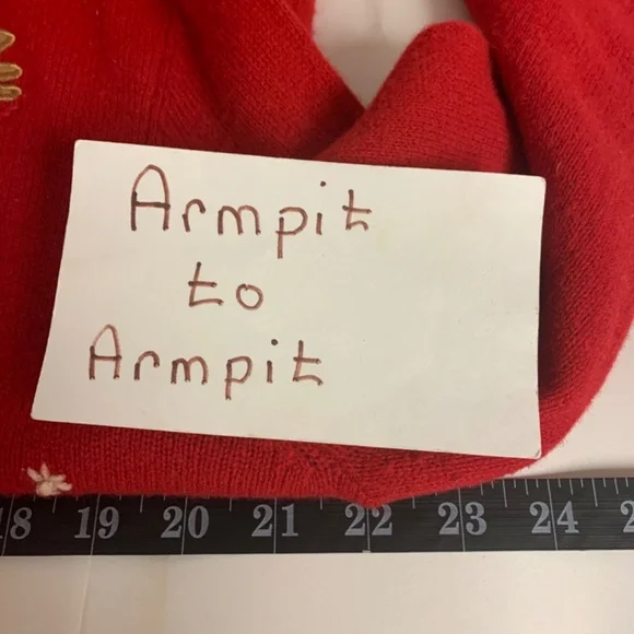 Jones New York Sweater Lambswool Appliquéd Winter 90s Snowflakes Womens SZ XL - Picture 8 of 11